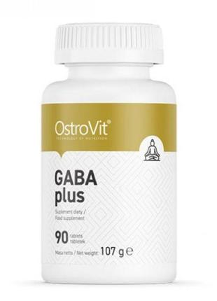 Гамма-аміномасляна кислота ostrovit gaba plus 90 tabs