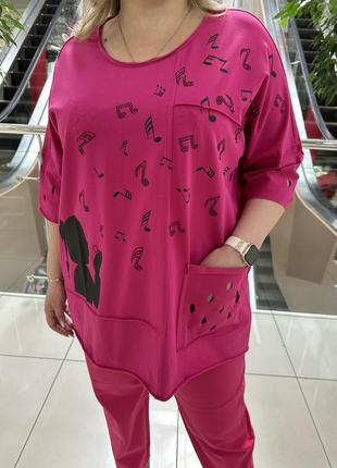 Женская футболка турция батал больших размеров munna