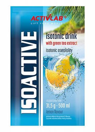 Ізотонічний напій iso active 31,5g 1 sachet (lemon)