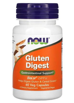 Ферменти для перетравлення глютену now gluten digest 60 caps