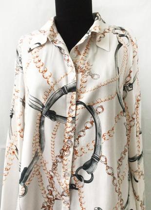 Блузка з цікавим принтом, broadway collection4 фото