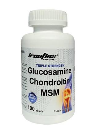 Хондропротектор ironflex glucosamine chondroitin msm triple st...