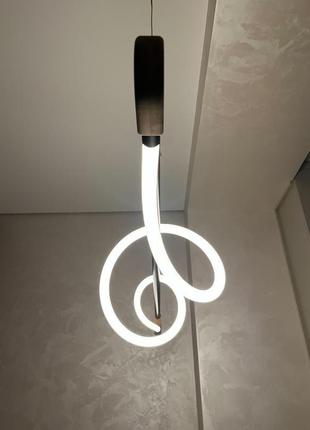 Подвесной неоновый светильник дизайна лофт8 фото