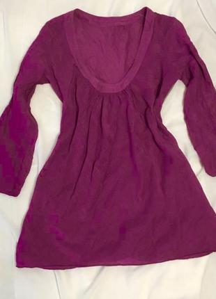 Чудова італійська блуза (шовк, бавовна)