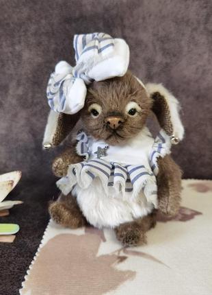 Авторский винтажный кролик8 фото