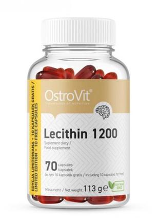 Лецитин ostrovit lecithin 1200 70 caps1 фото