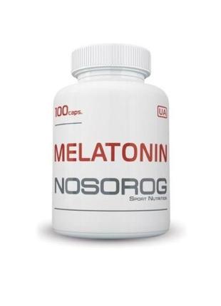 Мелатонін nosorog nutrition melatonin 100капс1 фото