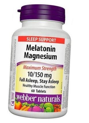 Мелатонін і магній webber naturals melatonin magnesium m.s. 10...1 фото