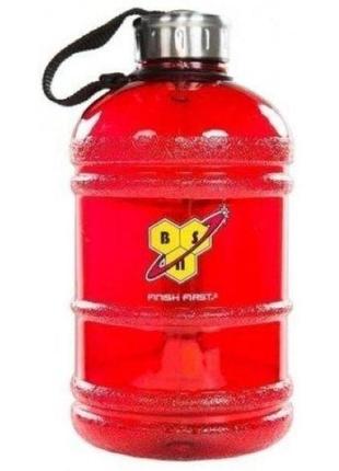 Пляшка bsn gallon water bottle 1900 ml red