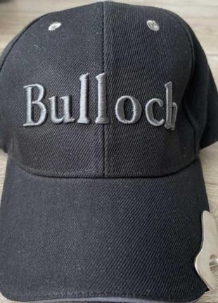 Бейсболка черная новая "bulloch cap"4 фото
