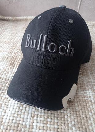 Бейсболка черная новая "bulloch cap"8 фото