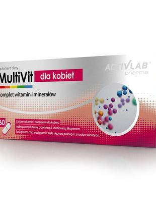 Activlab pharma multivit for women 60 caps