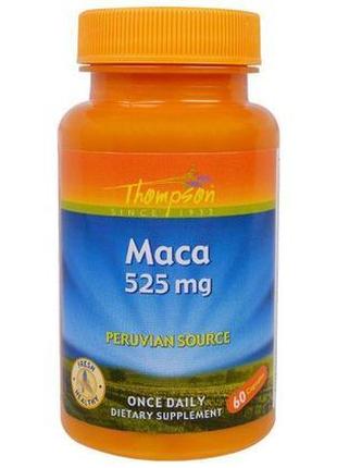 Мака thompson maca 525 mg 60 veg caps