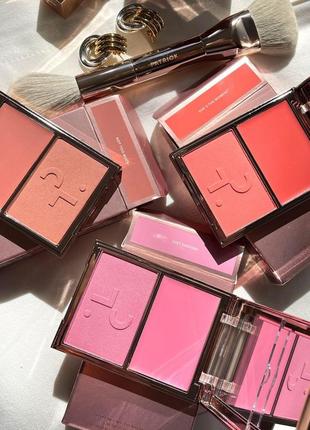 Кремовые сухие розовые персиковые красные румяна patrick ta major headlines double-take crème &amp; powder blush