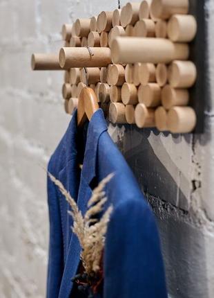 Вешалка для одежды, деревянная вешалка1 фото