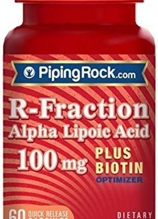 R-fraction alpha lipoic acid plus biotin optimizer, 100 mg, 60...