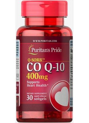 Коензим q co-10 400 mg (q-sorb) 30 softgels