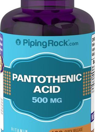 Pantothenic acid 500 mg caps 180