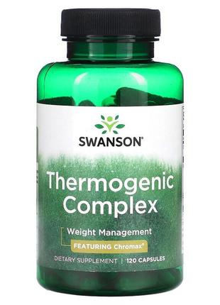 Термогенний комплекс swanson thermogenic complex, 120 capsules