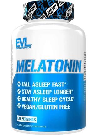 Мелатонин evlution nutrition melatonin 5 mg 100 tablets