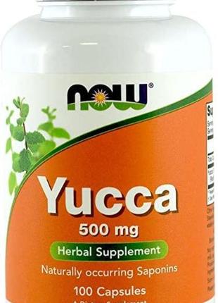 Юкка now yucca 500 mg 100 capsules