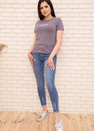 Футболка жіноча c принтом, колір