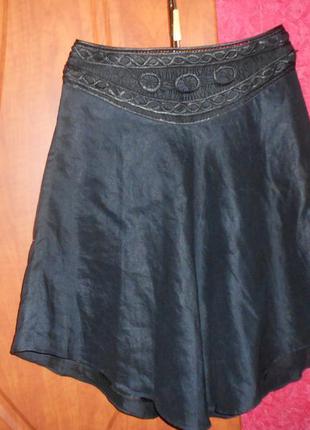 Лляна спідниця