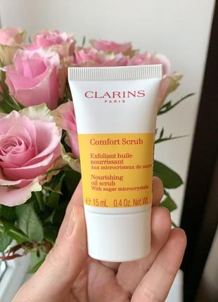 Скраб для обличчя clarins comfort scrub 15 мл1 фото