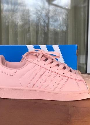 Женские кеды adidas superstar pink распродаж2 фото