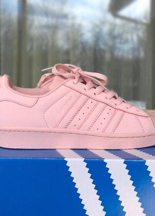 Женские кеды adidas superstar pink распродаж3 фото