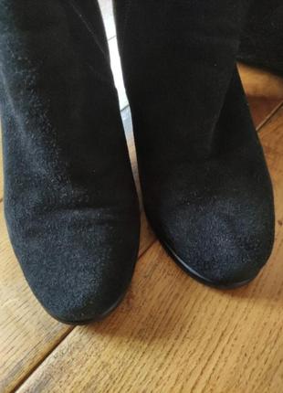 Замшеві чоботи цегейка теплі нарядні зимові2 фото