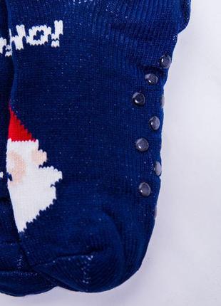 Шкарпетки - валянки на хутрі колір синій2 фото