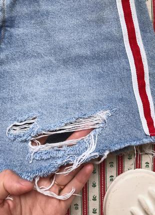 Рваные шорты джинс denim co размер xs (можно на подростка)4 фото