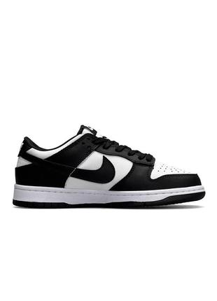 Женские кроссовки nike sb dunk low retro black white3 фото