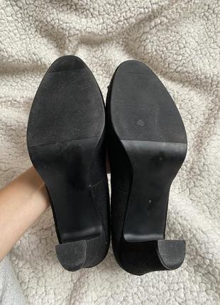 Замшевые туфли , франция , 40 размер4 фото