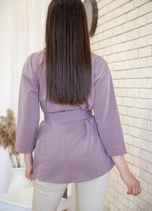 Сорочка жіноча , колір світло-фіолетовий2 фото