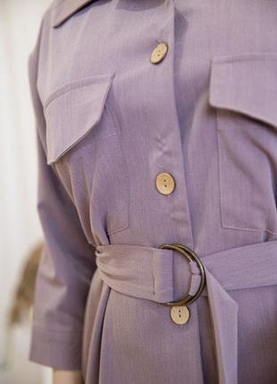 Сорочка жіноча , колір світло-фіолетовий5 фото