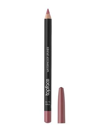 Водостойкий карандаш для губ topface waterproof lipliner 1.14 г - 112