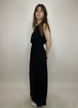 Aspesi maxi dress black womens size 382 фото