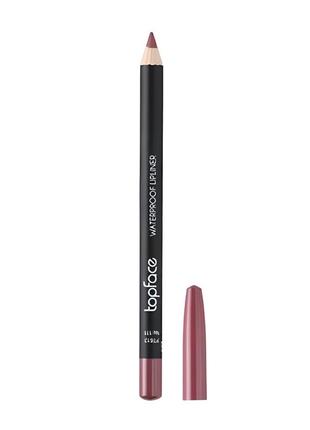 Водостойкий карандаш для губ topface waterproof lipliner 1.14 г - 111