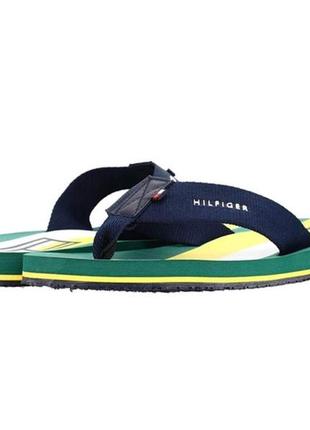 Вьетнамки tommy hilfiger dakin green multi оригинал1 фото