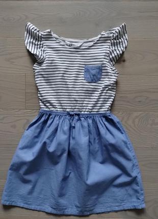 Платье летнее h&m 6-8р.