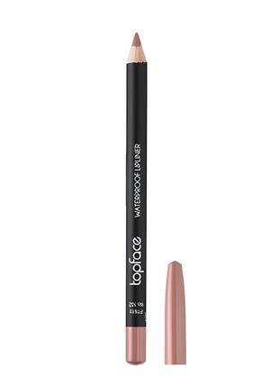 Водостойкий карандаш для губ topface waterproof lipliner 1.14 г - 102
