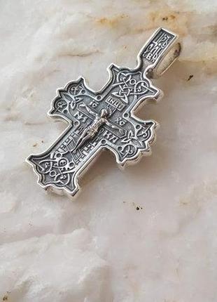 Крест православный из серебра акимовский2 фото