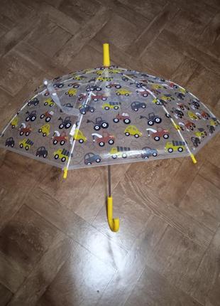 Детский зонт + новый дождевик на 3-5р
