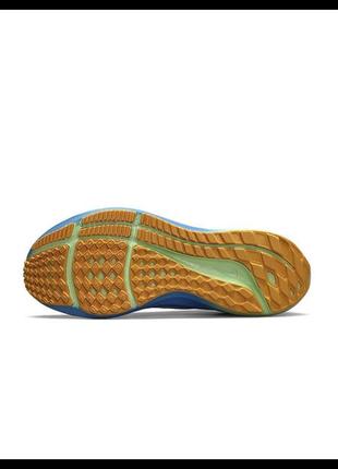 Женские кроссовки nike air zoom light gray blue green4 фото