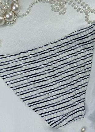 Uk 10 eur 38 низ от купальника текстурированные плавки плавки в полоску бикини на завязках new look4 фото