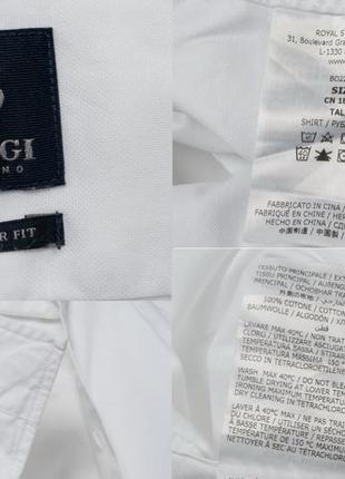 Boggi milano regular fit shirt&nbsp;&nbsp;мужская рубашка10 фото