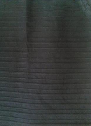 Базовая черная майка топ футболка в рубчик с-м2 фото