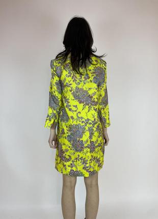 Жіноче літне плаття сукня zara home silk floral dress relaxed tunic size m5 фото